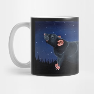 Grey Rat Stargazing Mug